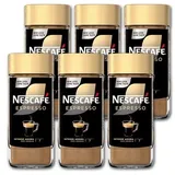 Nescafé GOLD Espresso, löslicher Instant-Espresso-Kaffee mit 100% feinen Arabica Kaffeebohnen, koffeinhaltig, mit samtiger Crema, 3er Pack (3x100g)