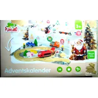 Playland Adventskalender Eisenbahn Holz 38tlg. +neu und ovp+