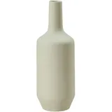 LEONARDO Vase, Creme Keramik, 18x50x18 cm, zum Stellen, Dekoration, Vasen, Keramikvasen