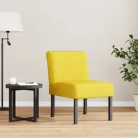 VidaXL Polsterstuhl Hellgelb Stoff
