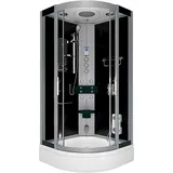 AcquaVapore Dampfdusche Duschtempel Sauna Dusche Duschkabine D46-63T3 100x100 cm ohne 2k Scheiben Versiegelung