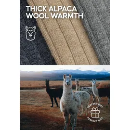 Danish Endurance Alpaca Wool Thermosocken 2 Paar Grau 39-42