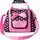 Bayer Puppen Wickeltasche schwarz Herzen Pink/Rosa