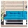 vidaXL Palettenkissen 2 St. blau