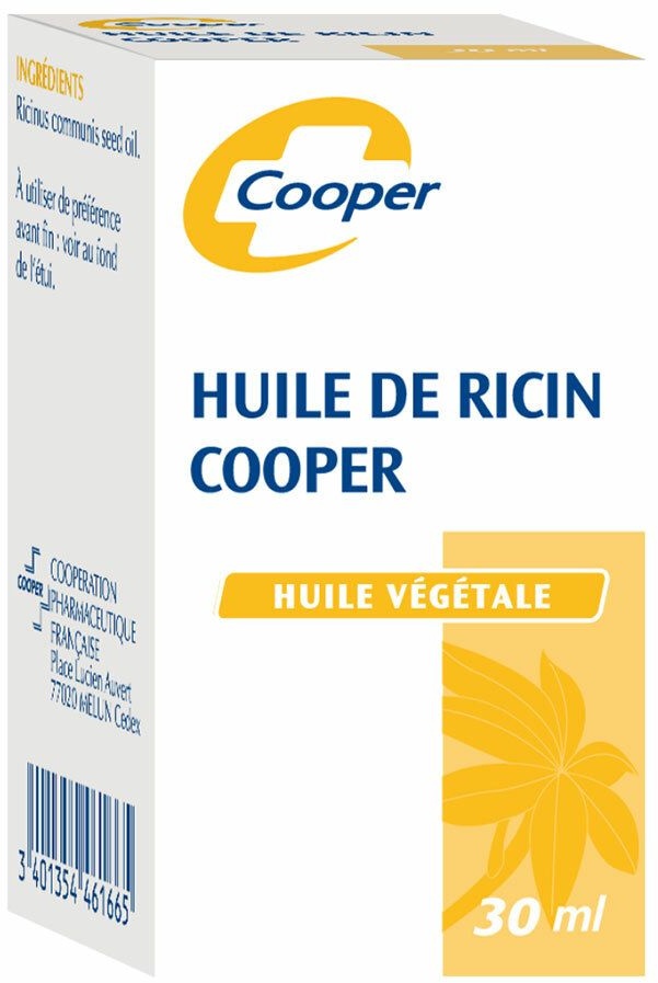 Cooper Huile Végétale Huile de Ricin 30 ml huile