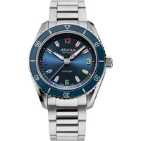 Alpina Geneve COMTESSE SPORT QUARTZ RAINBOW AL-235NRB3C6B Damenarmbanduhr Streng