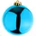 Mojawo XXL Christbaumkugeln Weihnachtsbaumkugeln Dekokugel Baumschmuck Petrol Ø 20cm