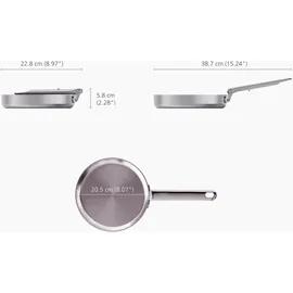 Joseph Joseph Space Steel Bratpfanne 20 cm