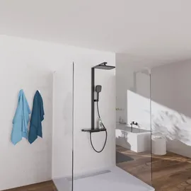 Schütte HAWAII Überkopfbrause-Set, schwarz matt