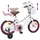 vidaXL Kinderfahrrad Mit Stützrädern 16 Zoll weiß