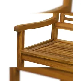 Möbilia Gartensessel mit Armlehnen 58 x 68 x 92 cm braun