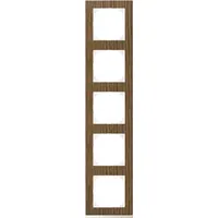 Merten Decor-Rahmen 5fach Eiche/aktivweiß
