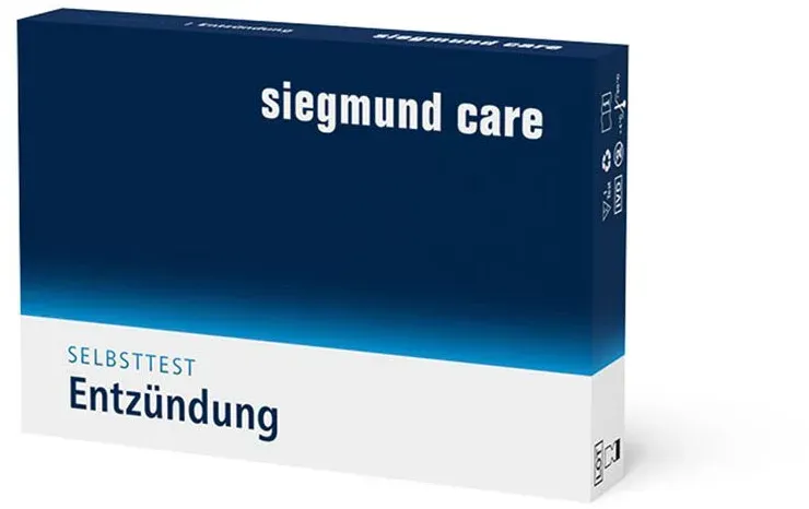 siegmund care Entzündung Selbsttest Test 1 St