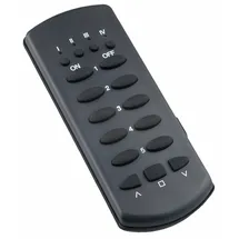 ELDAT RT22E5022-01-23K Handsender 24-Kanal, 20x EIN/AUS 4x AUF/STOPP/ZU anthrazit
