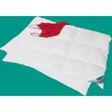 Winter Daunendecke 135x200 Steppbett 90% Daune 1280g - Weiß
