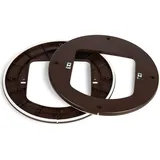 PetSafe - Installationsrahmen für Microchip & Manuell Verriegelnde Katzenklappe - Vielseitig, Energieeffizient, Einfache Installation - Braun