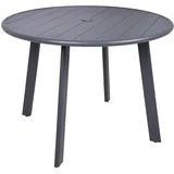 Garden Pleasure Costa Gartentisch Ø 101,5 x 72 cm Anthrazit