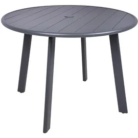 Garden Pleasure Costa Gartentisch Ø 101,5 x 72 cm Anthrazit