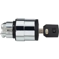 Schneider Electric ZB4BG9 Frontelement, für Schlüsselschalter (Ø) 22mm, Chrom,