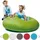 sunnypillow XXXL Sitzsack mit Styropor Füllung 145 cm Durchmesser 2-in-1 Funktionen zum Sitzen und Liegen Outdoor & Indoor für Kinder & Erwachsen... - Grün