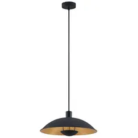 LINDBY Narisara 1-flg. Ø40 rund schwarz/gold