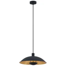 LINDBY Narisara 1-flg. Ø40 rund schwarz/gold