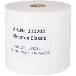 Viscotex Classic Wischtücher, Rolle 110702 , 1 Paket = 2 Rollen mit je 700 Tüchern = 1400 Tücher