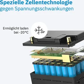 Ective LC 150 Dual Versorgungsbatterie 150Ah 12V 1920Wh 1650A