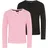 H.I.S. Langarmshirt H.I.S "2er Pack Shirts 1x uni + 1x geringelt, für Mädchen", Mädchen, Gr.