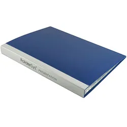 FolderSys FolderSys® Sichtbuch DIN A4, 40 Hüllen blau