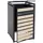 MCW Mülltonnenverkleidung J81 73 x 117 x 98 cm braun