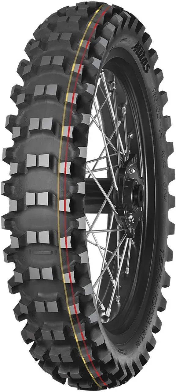 MITAS 70/100 - 19 TT 42M TERRA FORCE-MX SM (RED-YELLOW) (SOFT/MEDIUM) NHS (TSC)