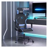 VidaXL Gaming-Stuhl mit Massagefunktion Blau