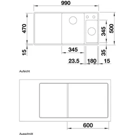 Blanco Axia III 6 S-F