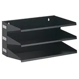 Durable Sortierstation schwarz mit 3 Fächern