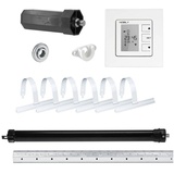 Nobily Komplett-Set | PE4 13/14-40 inkl. ZS1 | 13Nm = Zugkraft bis 36Kg | 40mm Achtkant Welle | Wellenlänge 200 | Rolladenmotor, Rolladenantrieb