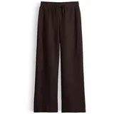 Opus Mileni Resort Wide Leg Hosen Dunkelbraun 38