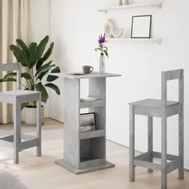 vidaXL Bartisch 60 x 60 x 102 cm Grau