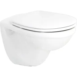 Wand-Tiefspül-WC, D-Code Basic (Ausführung: Wand-Tiefspül-WC Duravit D-Code Basic 360x555mm weiß)