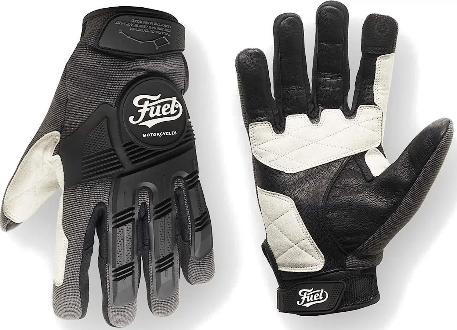 Fuel Astrail Motocross Handschuhe, grau, Größe S für Männer