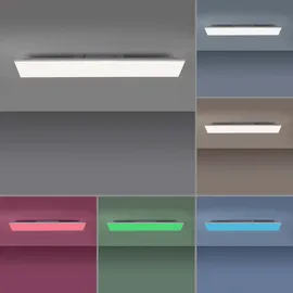 just light. LED-Deckenleuchte Yukon Weiß 100 cm x 25 cm