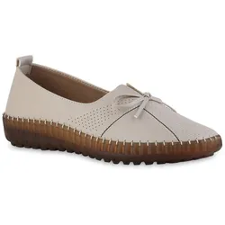 Damen Slip Ons in Khaki