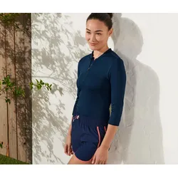 Tchibo - UV-Schutz-Sportshirt - Damen - Gr. L - dunkelblau