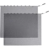 Dorccsi Kaminschutz Mit Griffen Kaminschutzgitter Kaminvorhang 1 Paar Funkenschutz Kamingitter Vorhang Rost Hitzebeständig Für Zuhause Kaminschutz 24 X 20 Zoll