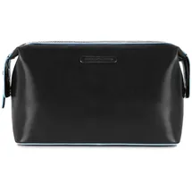 Piquadro Kulturbeutel Blue Square Toiletry Bag Black