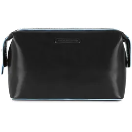 Piquadro Kulturbeutel Blue Square Toiletry Bag Black
