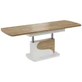 designimpex Couchtisch Design DA-111 höhenverstellbar ausziehbar 120/200 cm Esstisch Tisch beige