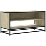 vidaXL TV-Schrank Sonoma-Eiche 91x40x46 cm Holzwerkstoff und Metall