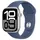 Apple Watch Series 10 GPS 42 mm Aluminiumgehäuse silber Sportarmband denim