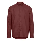 !Solid Langarmhemd rot XL